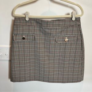 NWT LOFT Plaid Mini Skirt